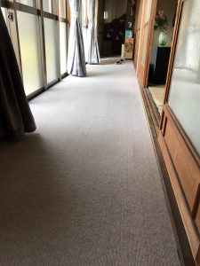 豊田市 リフォームで絨毯の床をフローリングに