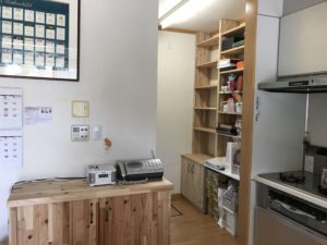 刈谷市の家づくり 書庫と収納庫を新しく設置