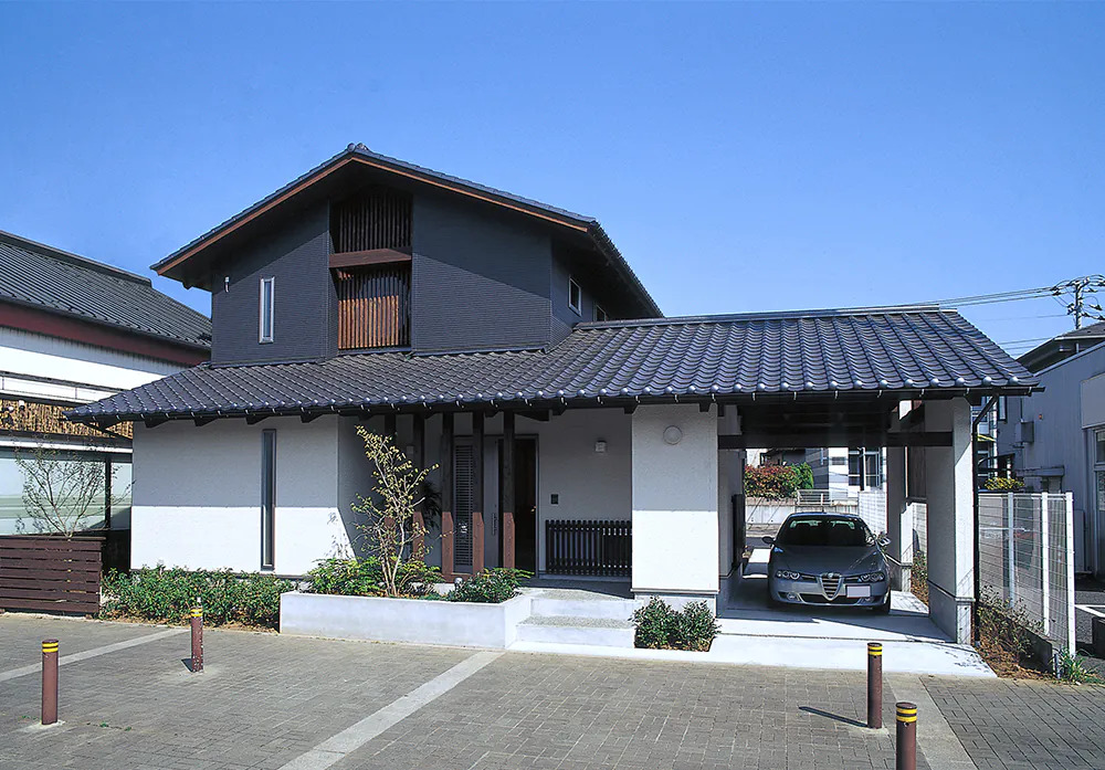 雨楽な家･Ga 千葉モデルハウス外観