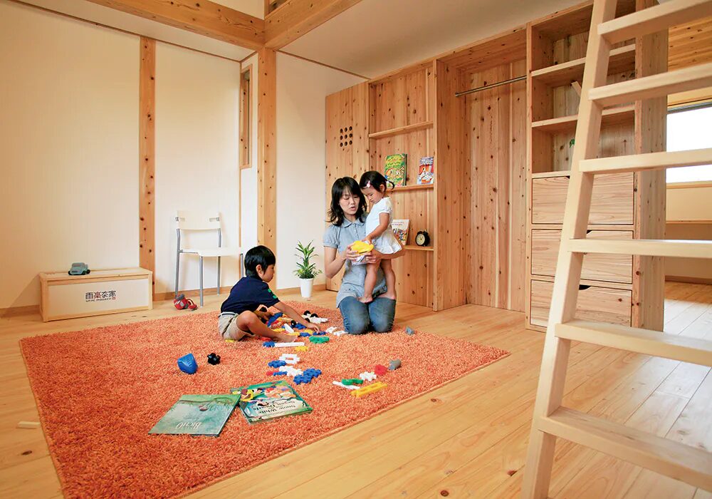 雨楽な家 変化する子供部屋1