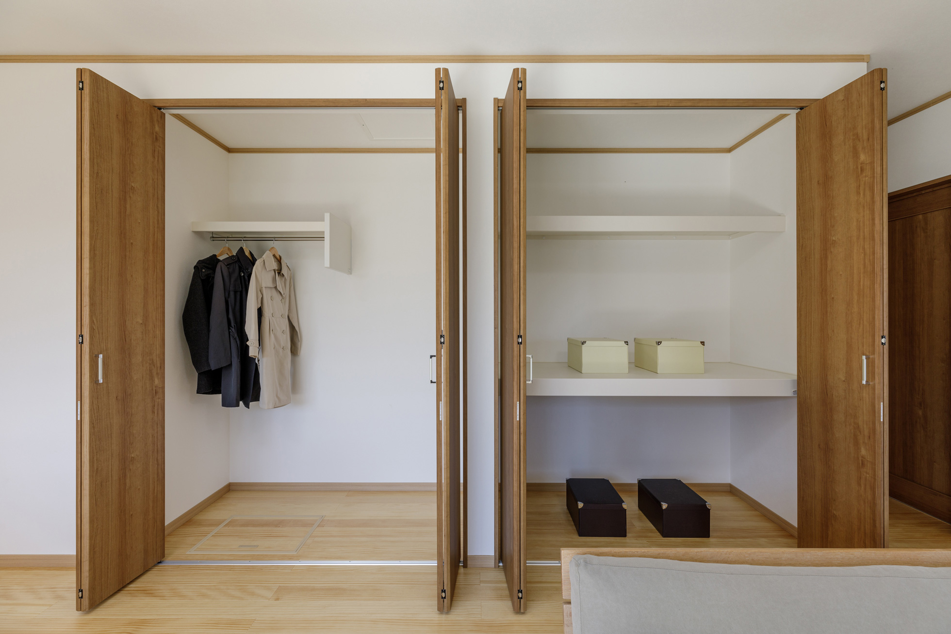 床下や壁面も有効活用