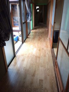 豊田市 リフォームで絨毯の床をフローリングに