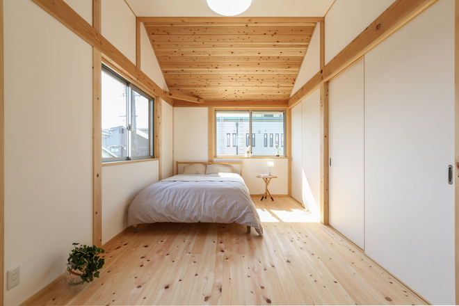 桧のフローリング　無垢材