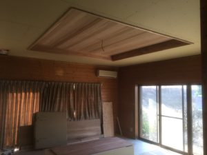 みよし市　リフォームで天井の張替えとクローゼット設置
