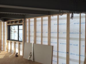 豊田市 大規模リフォームで断熱工事　まずは壁先行