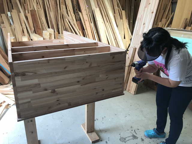 DIY女子？　クローゼットリフォーム　収納ワゴン