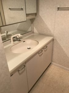 豊田市 給排水工事・洗面化粧台改修 