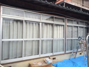豊田市 リフォームでサッシを交換
