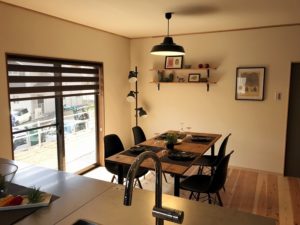 豊田市の平屋建てリノベーション　ダイニングスペース