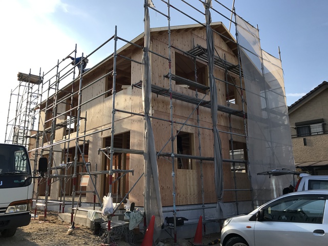 無垢の家､上棟しました