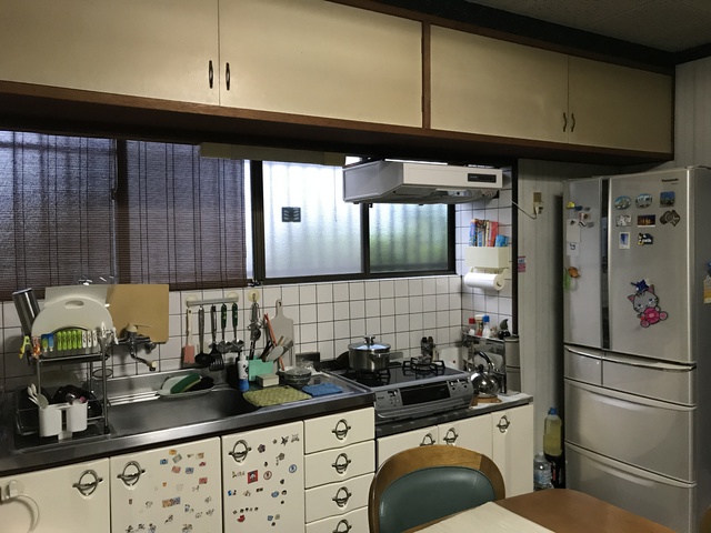 キッチンのリフォームと外部の改修工事