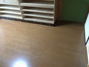 豊田市 リフォームで畳からフローリング床に張替え