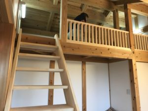 豊田市 ロフトのリフォーム はしごを階段へ