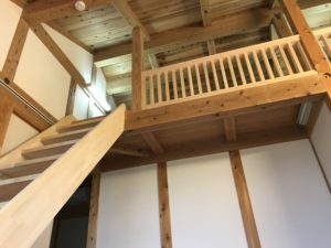 豊田市 ロフトのリフォーム はしごを階段へ