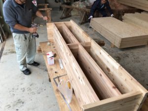 豊田市 新築一戸建て 手作りテレビボードをプレゼント