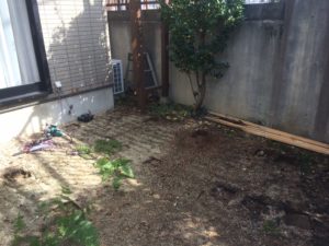 豊田市 古くなったウッドデッキを人工木材でリフォーム