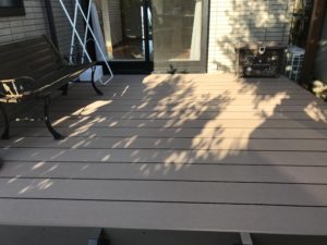 豊田市 古くなったウッドデッキを人工木材でリフォーム