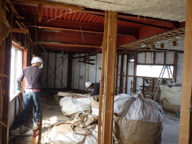 鉄骨造リフォーム　大規模改修工事着手