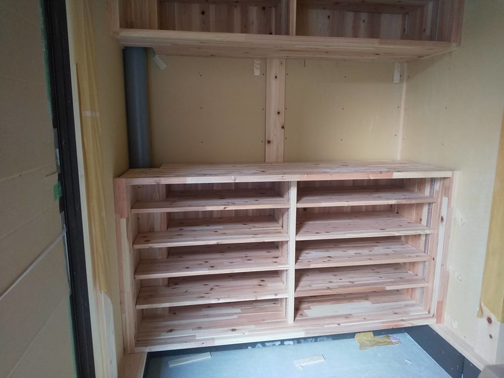 リビング階段の真壁造りの家　【工事完了】