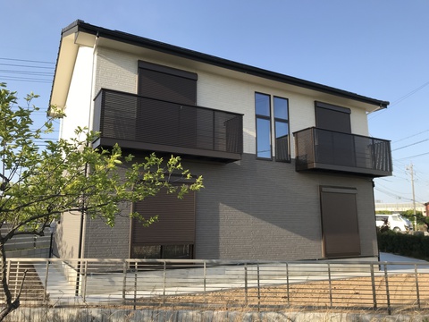 総2階住宅建替え+ガレージ倉庫