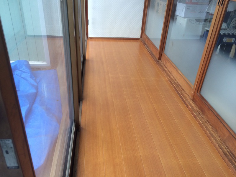 N様邸　縁側フローリングリフォーム【工事完了】