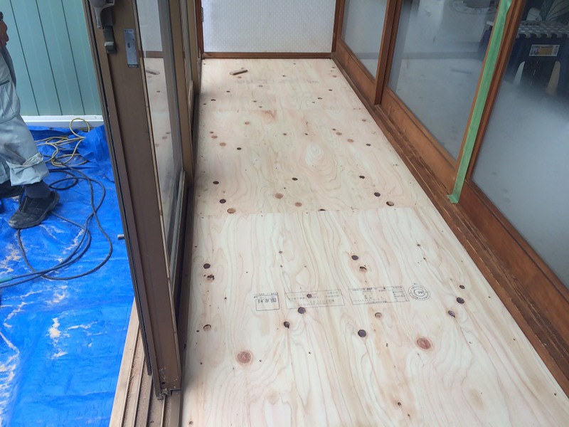 N様邸　縁側フローリングリフォーム【工事完了】