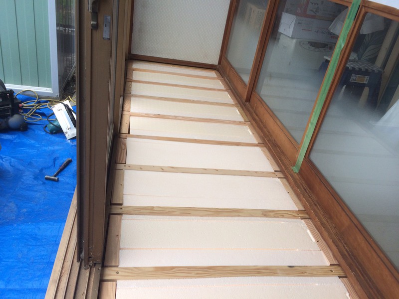 N様邸　縁側フローリングリフォーム【工事完了】