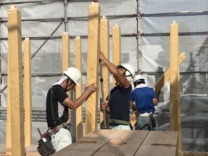 豊田市 新築一戸建ての無垢の家の上棟式