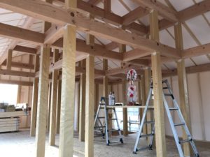 豊田市 新築一戸建ての無垢の家の上棟式