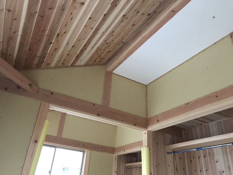 真壁、自然素材の家　注文住宅一戸建て【工事完了】