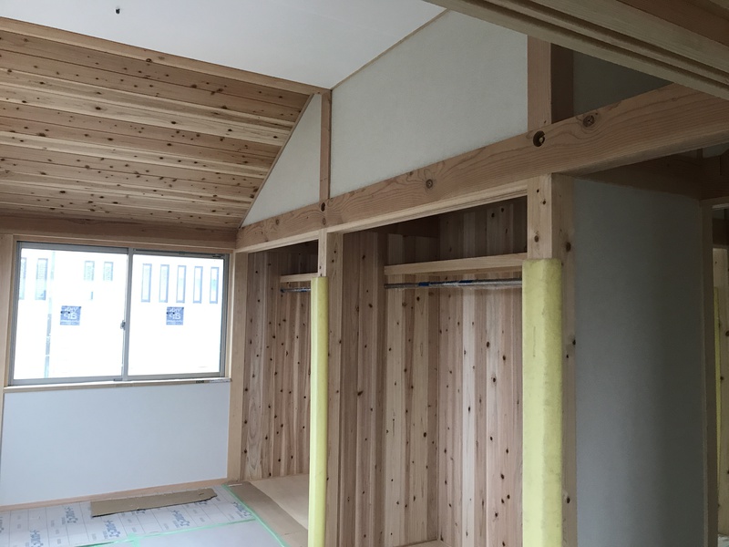 真壁、自然素材の家　注文住宅一戸建て【工事完了】