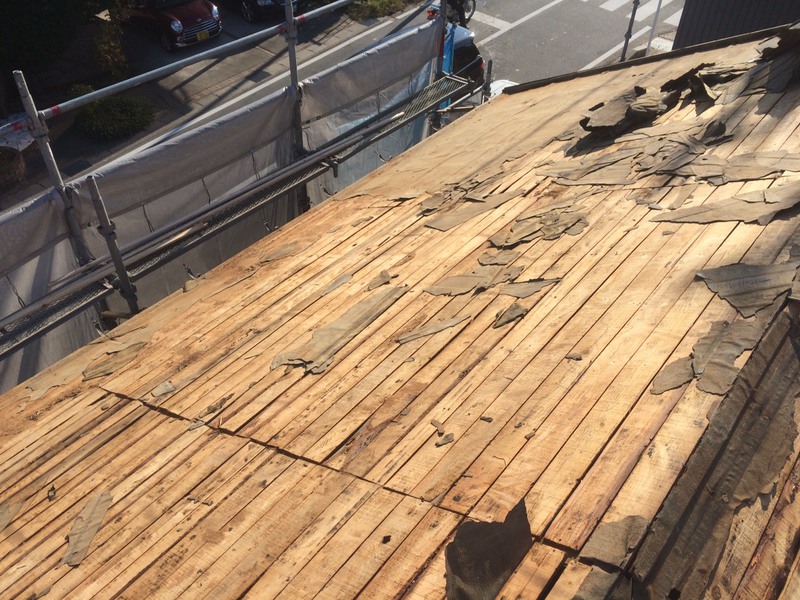 屋根工事　屋根葺き替え