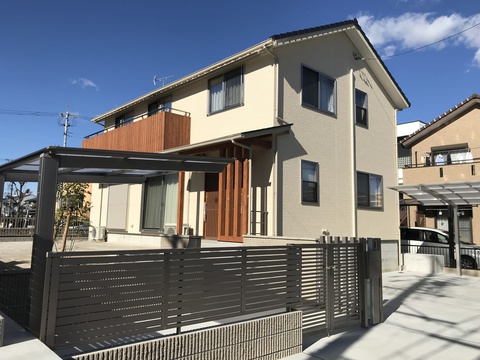 真壁、自然素材の家　注文住宅一戸建て【工事完了】