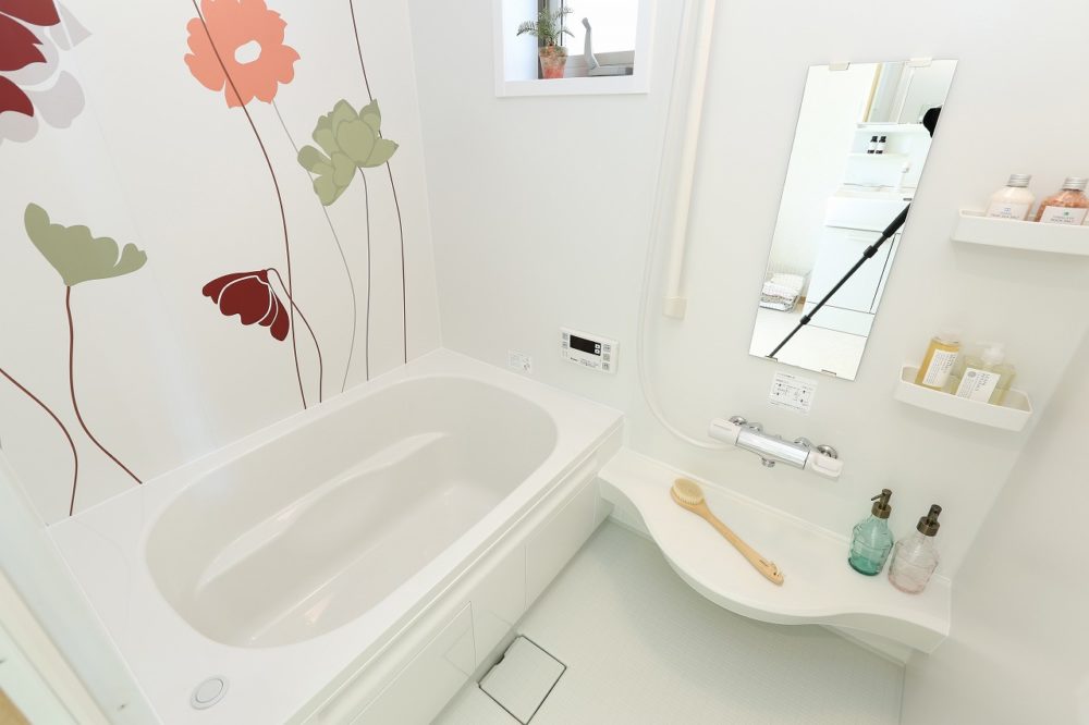 ロフトのある小さい平屋建の家