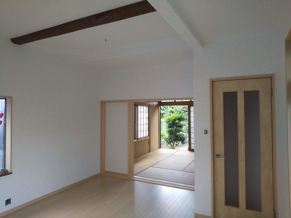 住みながら二世帯へ大規模改修工事