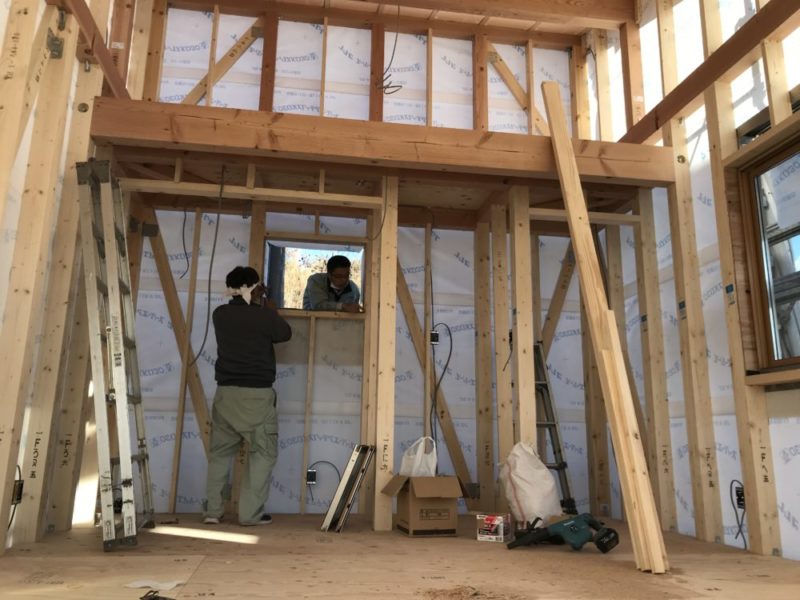 ロフト付きの離れ　【工事完了】