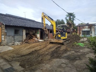 二間続きの和室がある平屋工事始まりました