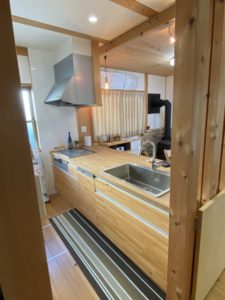 オリジナル木製キッチン