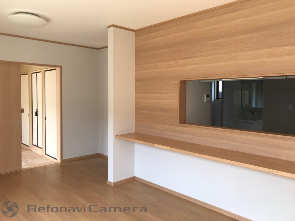 日当たりの良い南向きの3室続き間があるお家