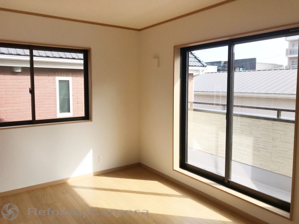 日当たりの良い南向きの3室続き間があるお家