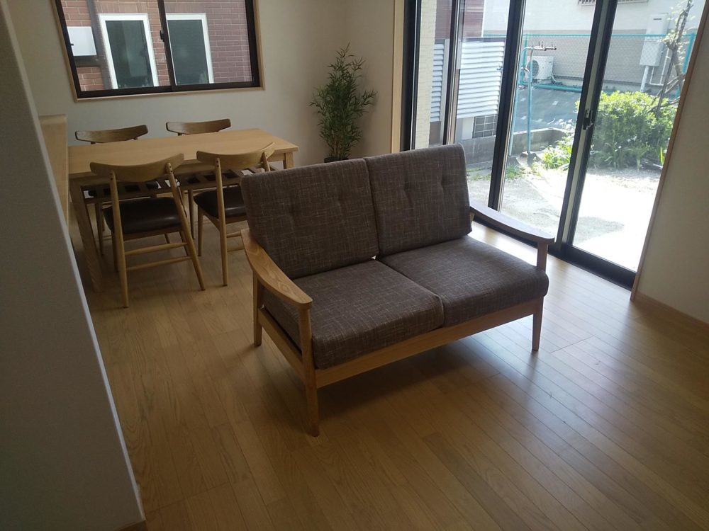 日当たりの良い南向きの3室続き間があるお家