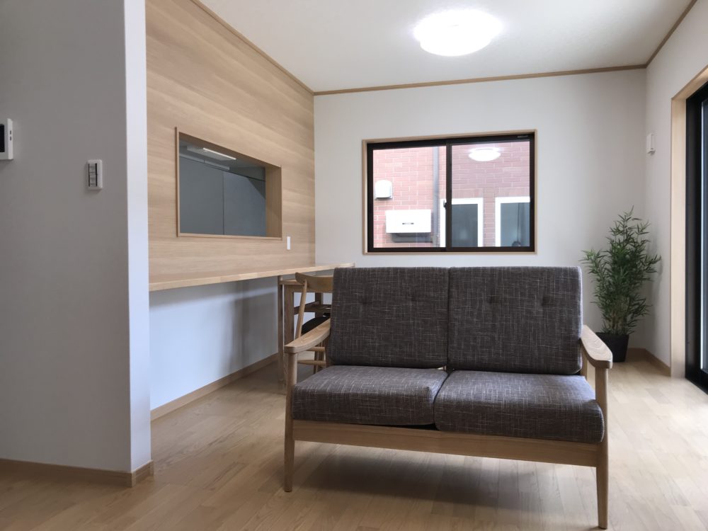 日当たりの良い南向きの3室続き間があるお家