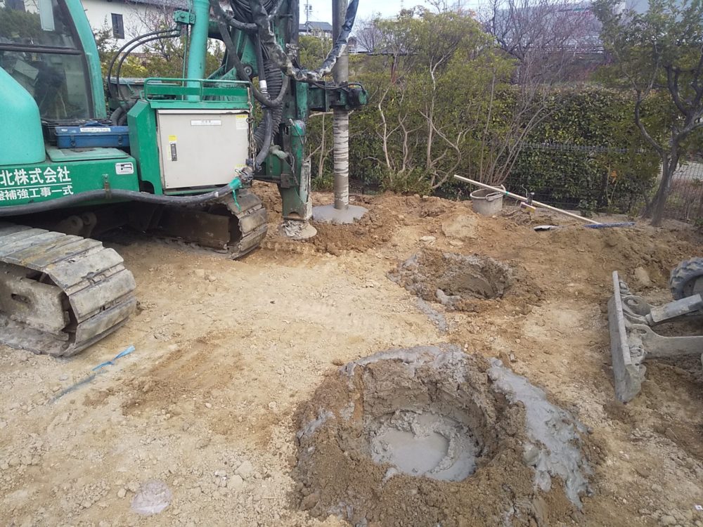 　LDK斜め天井の平家建【工事完了】