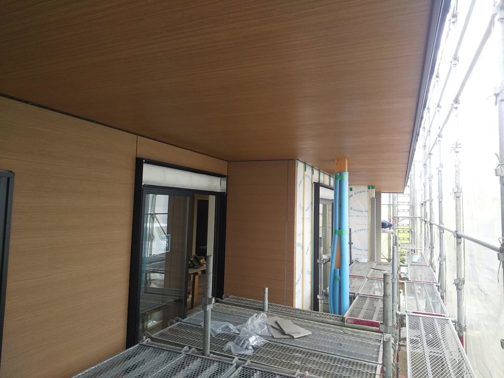 　LDK斜め天井の平家建【工事完了】