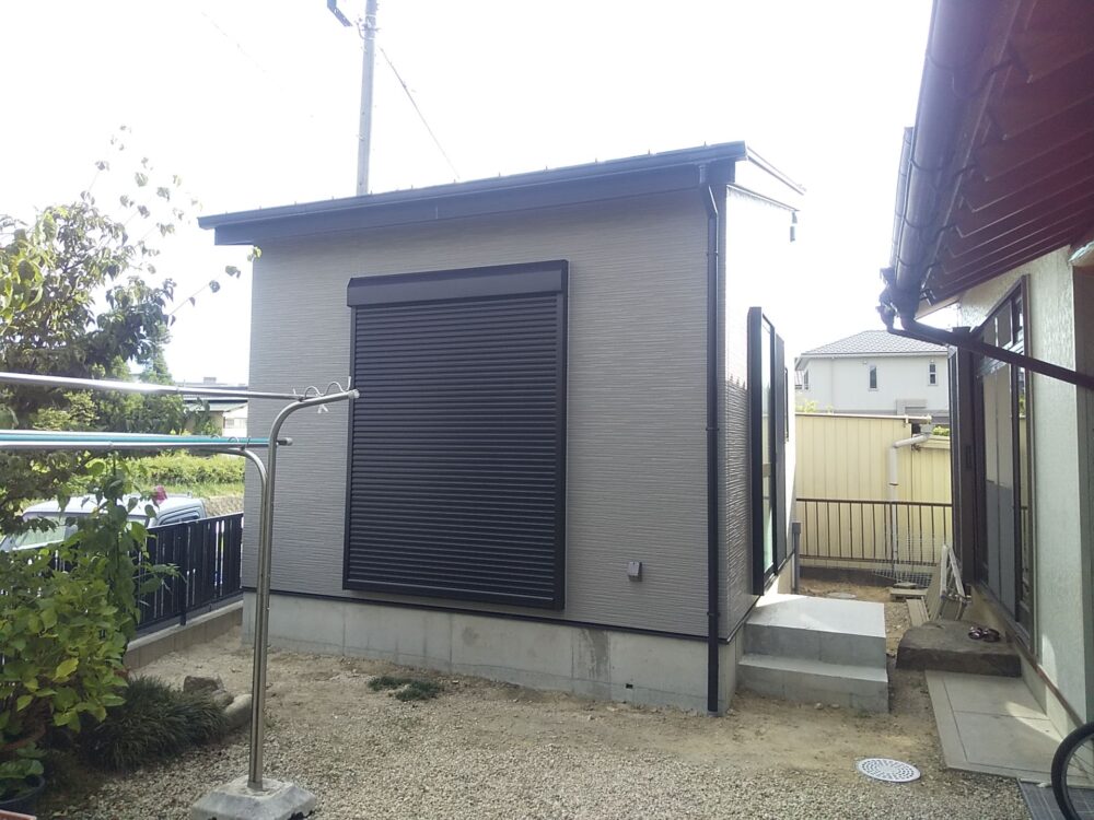 斜め天井ロフト付き子ども室離れの増築