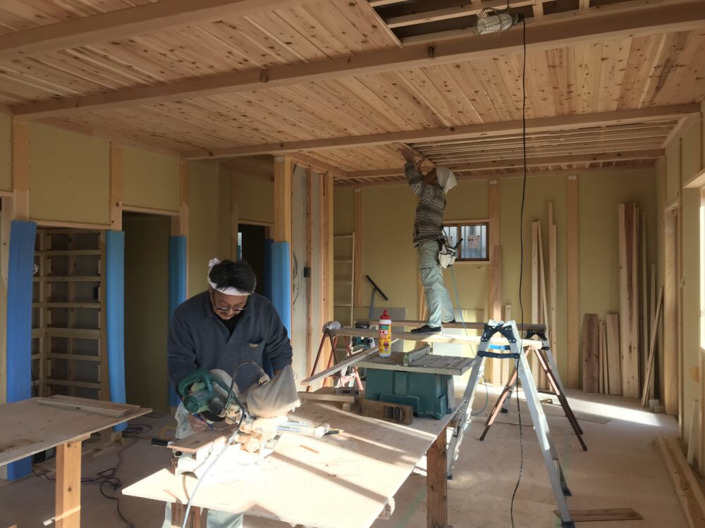 　平屋建て自然素材の家【工事完了】