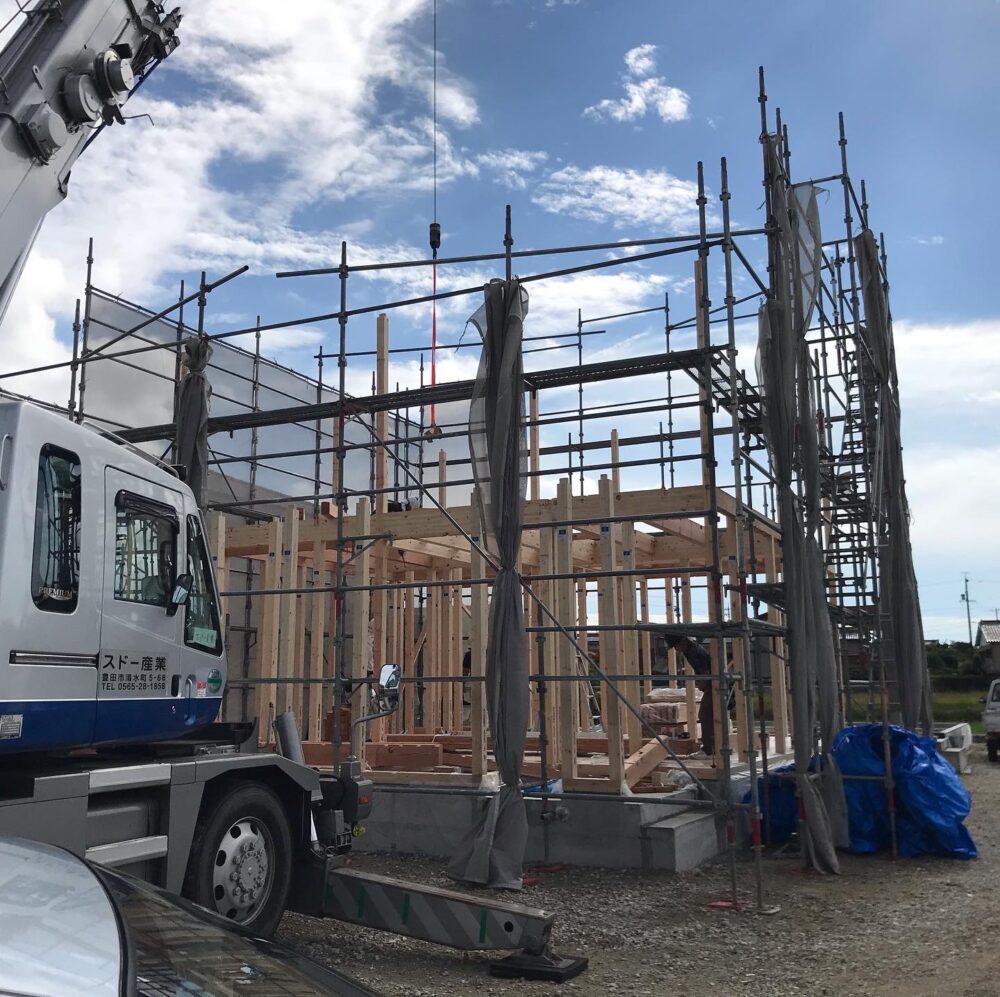 キッチン横に広々収納のある家【工事完了】