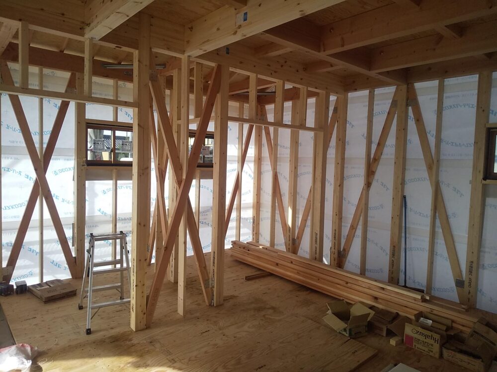 キッチン横に広々収納のある家【工事完了】