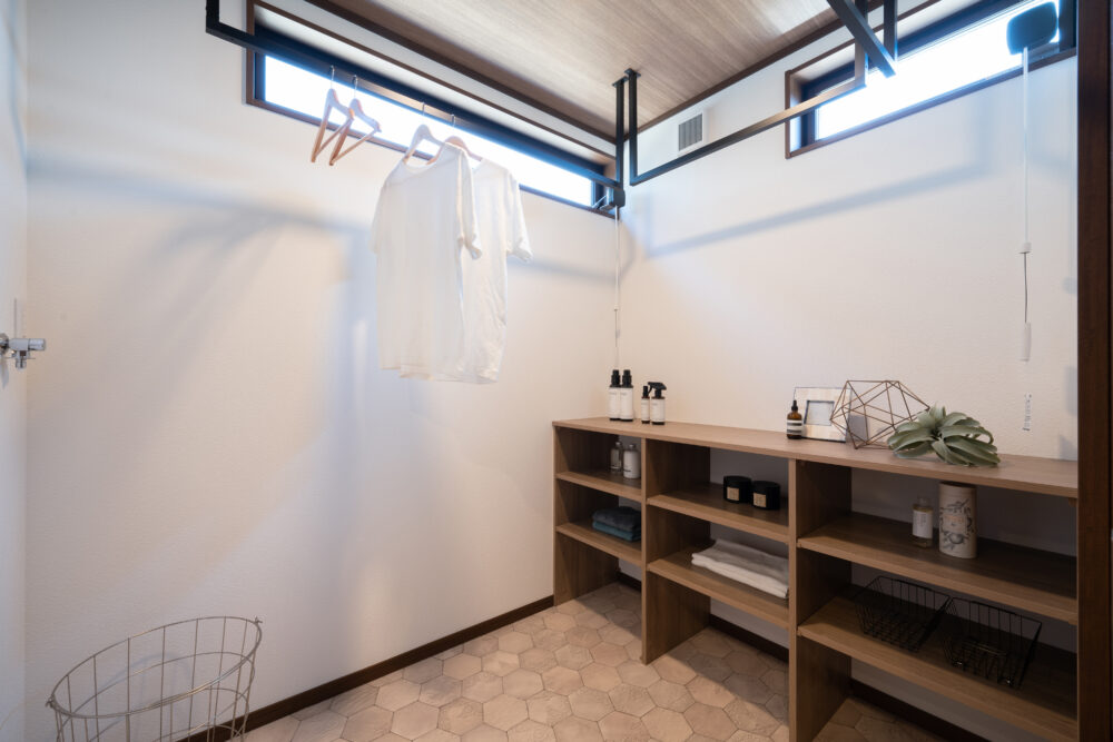 動線に配慮LDKを中心にした3LDK平屋