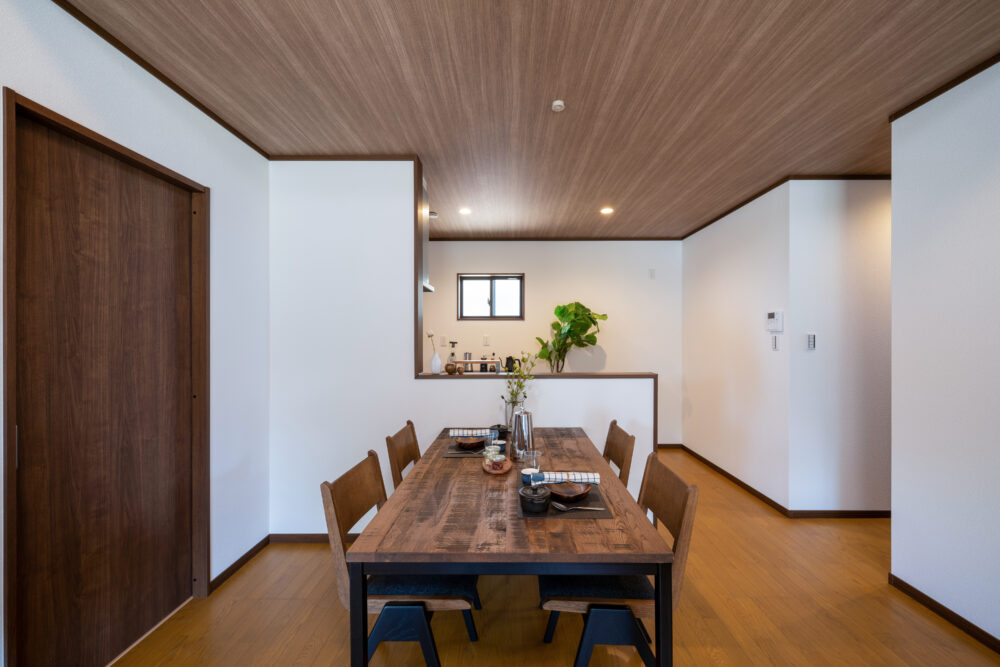 動線に配慮LDKを中心にした3LDK平屋